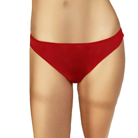 Hamky Womens Underwear Cotton Underwear Underpant Bowknot Women Size Plus Night Girl Lingerie T-back G-string Cute Seamless Underwear Hipster Panties Red XL