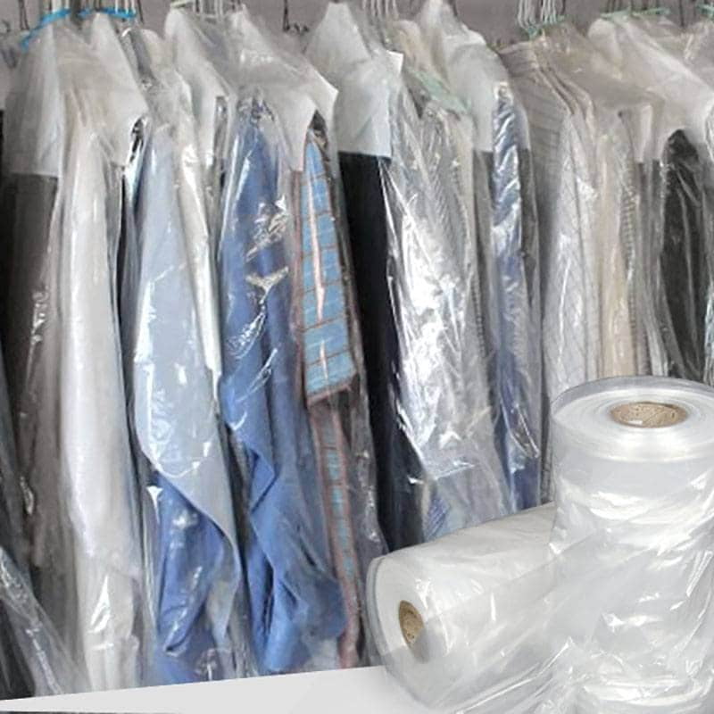 Garment Plastic Cover for Dry Cleaners 20" X 42" 0.75 mil Thick