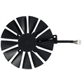 thumbnail image 5 of Ventilador de refrigeración para tarjeta gráfica T129215SM de 95 mm y 12 V CC, compatible con STRIX RX470, RX570, RX580, GTX 1050Ti, 4 pines y 13 aspas., 5 of 5