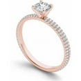 thumbnail image 2 of 3/4 Carat T.W. Diamond Classic 14kt Rose Gold Engagement Ring, 2 of 3