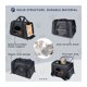 thumbnail image 3 of Transportín para Gatos, Transpirable Transportín para Perros Plegable 45x29x31cm Negro esquí esquí Gafas de esquí, 3 of 4