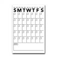 thumbnail image 4 of Ready2HangArt  Modern Dry Erase Monthly Calendar on ArtPlexi 16 In. H X 12 In. W, 4 of 5