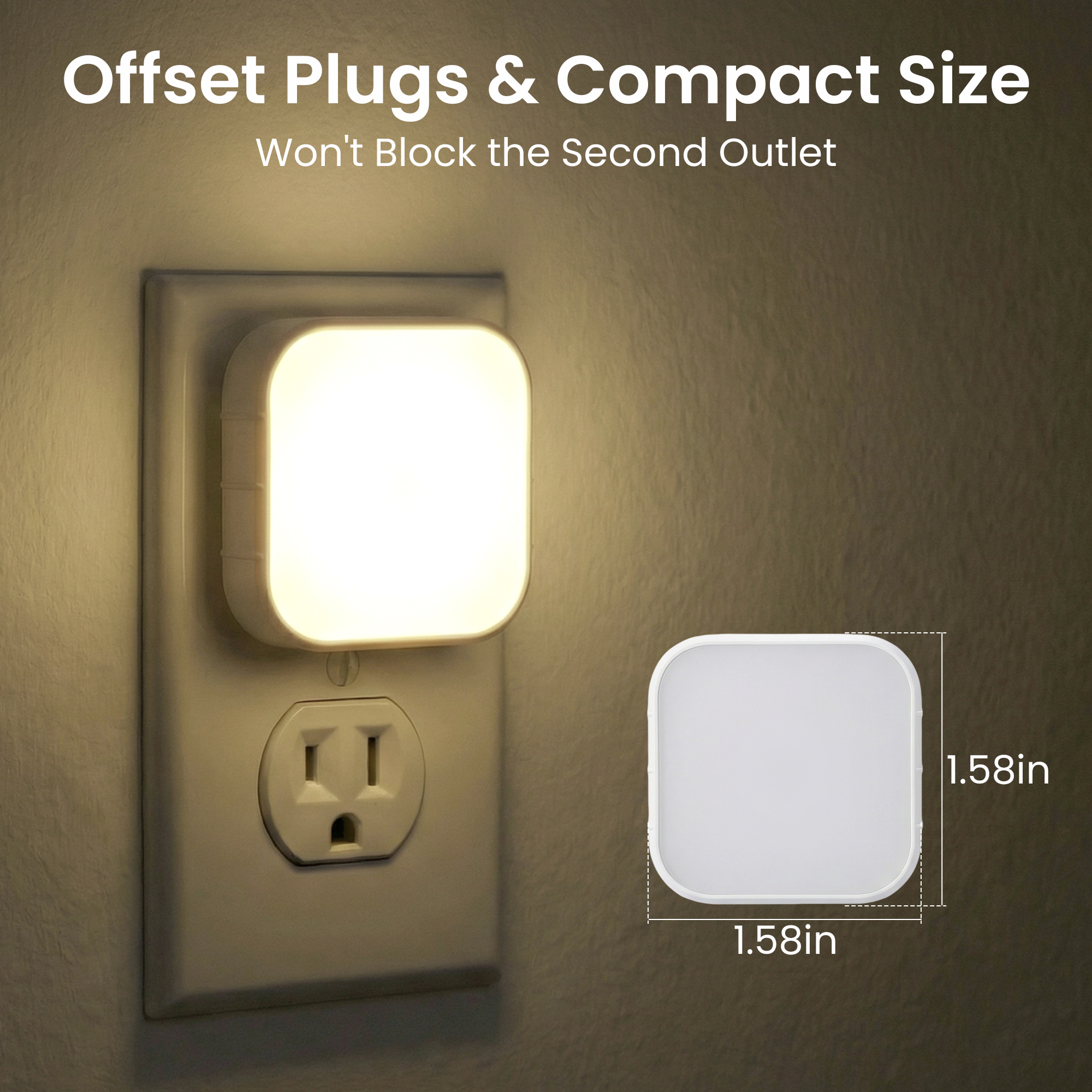 DAYBETTER LED Night Light, 4-Pack, Warm White photo 6