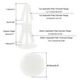 thumbnail image 2 of Unique Bargains PCB Support Spacer, 100Pack 8mm/0.31" Supporting Height PCB Standoff Isolation Board Stand Columns, White, 2 of 6