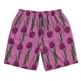 thumbnail image 5 of Goofa Tulips Flowers Printed Mens Swim Trunks Summer Quick Dry Short Beach Swimwear Bathing Suits-Large, 5 of 9