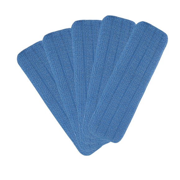 MicroFiber Swivel Mop Pad Refill Limpieza Fregado H?medo o seco Reutilizable Lavable 16 "Ruta de limpieza- paquete de 5 Ontel CP-J9T7-RR0G-5