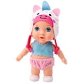 thumbnail image 3 of POCO DIVO Unicorn Baby Hat Cherub Doll, 6-inch Cute Toddler Girls Boys with Cartoon Beanie, Happy Newborn Infant Toy Kid wear Animal Cap, 3 of 5