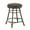 Brown, variant on Steve Silver Bali Gray Metal Backless Swivel Counter Stool