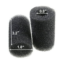 Aquaneat 6-Pack Pre-Filter Sponge for Aquarium Shrimp Fry Fish Tank Filter 0.8” Intake, Replacement Foam Cover