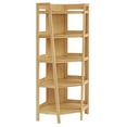 thumbnail image 2 of Bixby 71 Inch Corner Bookshelf in Oak, 2 of 7