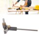 thumbnail image 5 of Regla De Trazado De Arco Lineal, Herramienta De Trazado De Madera, aleación De Aluminio, Profesional De Doble Propósito Para Decoración, 5 of 7