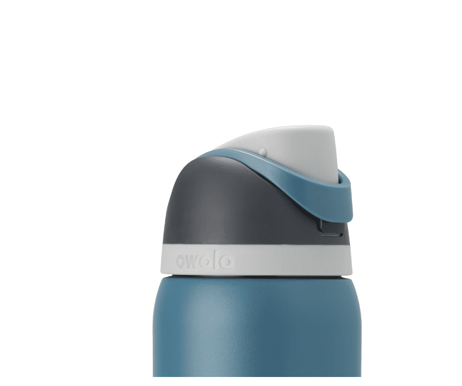 Owala FreeSip Stainless Steel Water Bottle, 32oz, Blue Oasis