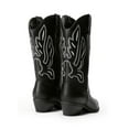 thumbnail image 3 of DREAM PAIRS Women's Mid Calf Boots Cowboy Cowgirl Embroidered Western Boots, 3 of 7