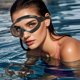 thumbnail image 2 of Gafas de natación Gafas de natación Adultos Niños Gafas, 2 of 6