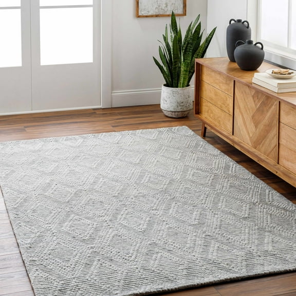 Hauteloom Kasib Wool Living Room, Bedroom Area Rug - Cottage - 5' x 7'6"