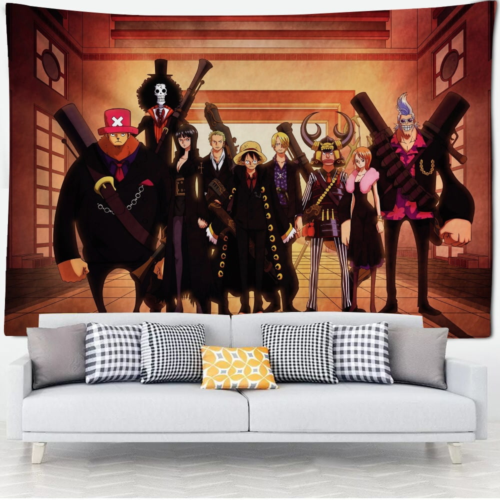 One Piece Anime Tapestry Wall Hanging Backdrop for Living Room Bedroom  Birthday Party Supplies Decoration 