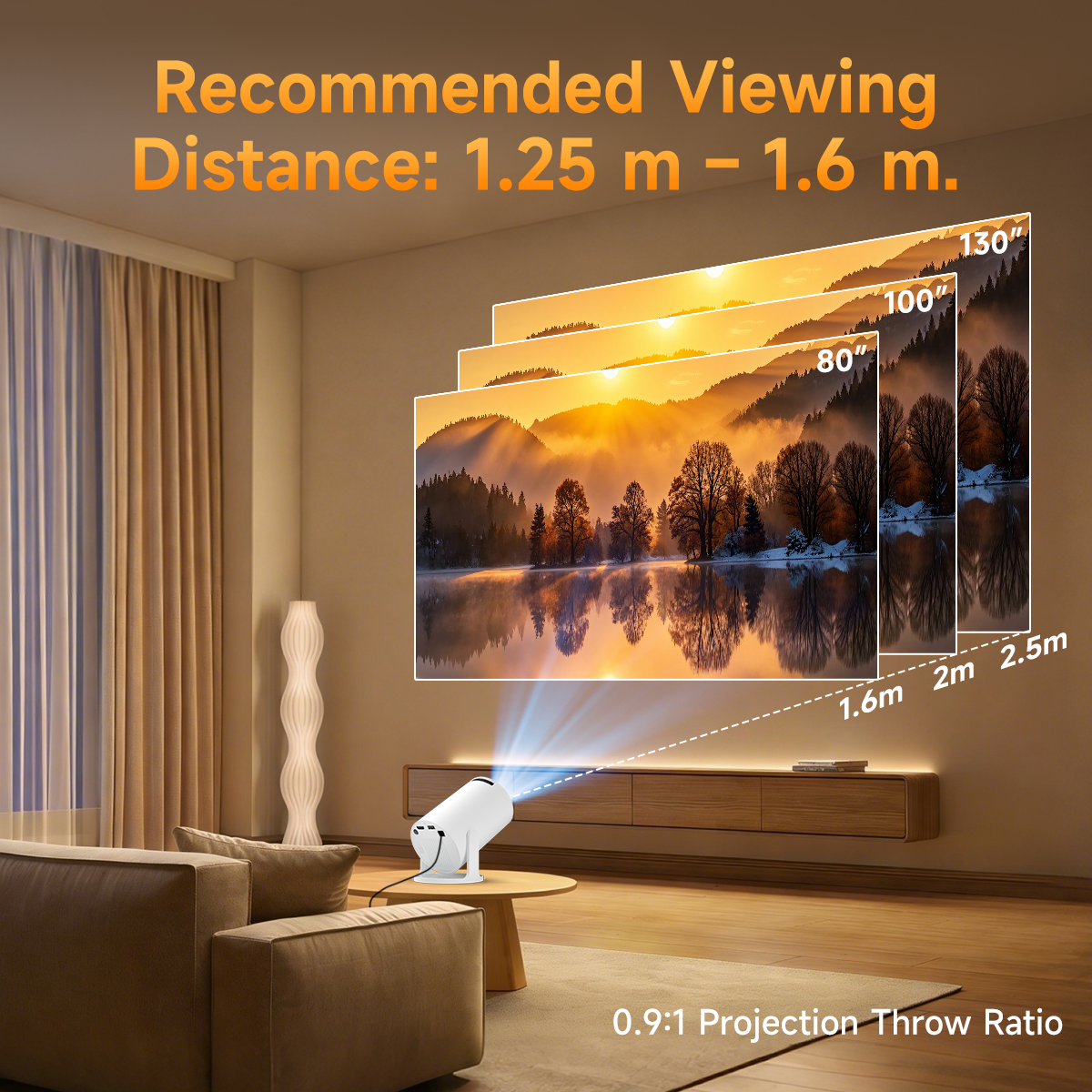 Magcubic HY300Pro Mini Projector 8K WiFi 6 BT 5.4 photo 7