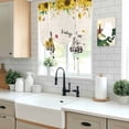 thumbnail image 5 of Country Kitchen Sunflowers Tie Up Curtains 45 Inches Long, Kitchen Window Curtains Over Sink, Rustic Truck Vintage Farmhouse Small Window Curtains Shade Balloon Curtains Valances for Bedroom 34"x45", 5 of 8