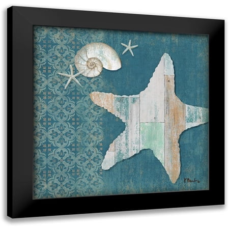 Brent, Paul 12x12 Black Modern Framed Museum Art Print Titled - Driftwood Shore III
