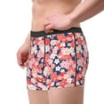 thumbnail image 2 of Pofeuu Japanese Cherry Blossoms Print Men’s Boxer Briefs, Moisture-Wicking Underwear, Regular,Trunk-Small, 2 of 5