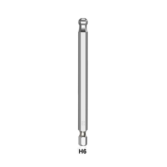 Ball End Hex Screwdriver Bit Metric Hex Bit 100Mm Long Driver Bit H6