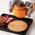 thumbnail image 3 of Handmade Rattan Insulation Mat Table Mat Anti Scald Round Bowl Mat Dish Mat Tea Set Accessories Tea Mat Cup Mat Saucer, 3 of 3