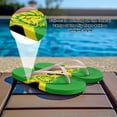 thumbnail image 4 of Wismoutput Jamaica Flag Lion Womens Non Slip Flip Flops Quick Drying Lightweight Beach Pool Party Sandals Indoor Shower Slides Bathroom Sandals Pink Size 6.5, 4 of 7