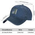 thumbnail image 6 of Vintage Baseball Cap for Men Women Army Veteran Washed Distressed Cotton Dad Hat Adjustable Sports Hat Black, 6 of 8