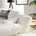 thumbnail image 5 of Commix Down Filled Overstuffed Boucle Fabric 3-Seater Sofa in Ivory, 5 of 5