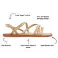 thumbnail image 2 of Journee Collection Womens ENNID Square toe Strappy Flatform Sandals, 2 of 6