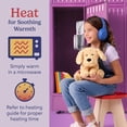 thumbnail image 5 of warmies 13” Golden Dog Stuffed Animal, Microwavable Heated Plushies and Weighted Soft Plush Toys, 5 of 7