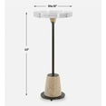thumbnail image 3 of Uttermost Arthur Crystal Drink Table in Tan, 3 of 5