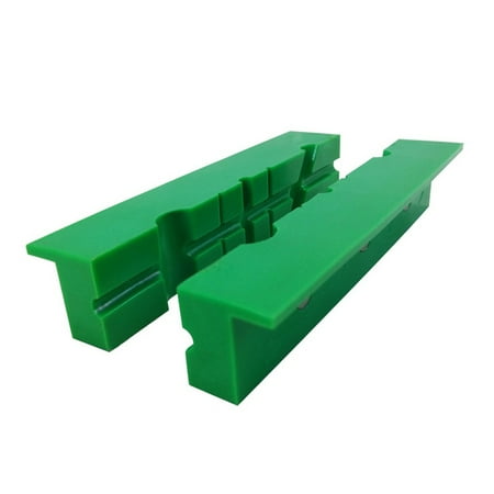 

1pair 6Inch Magnetic Soft Pad Jaw Rubber For Metal Vise Bench Machine Tool