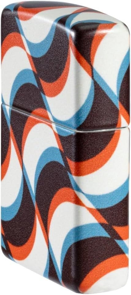 Zippo Lighter - Customized Message Funky Pattern 540 Matte Pocket Lighter 46566