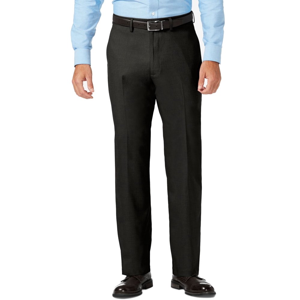 Haggar Mens Dress Pants 38X29 Classic Fit Flat Stretch 38 Walmart