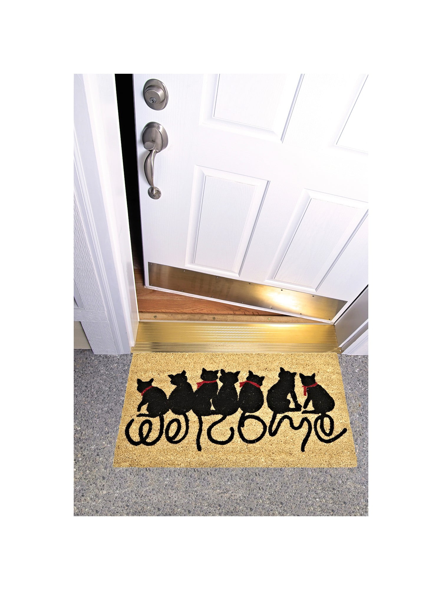 Abbott Collection Home 35-PFW-AN-2220 Abbott Collection Row of Cats Balcony Doormat