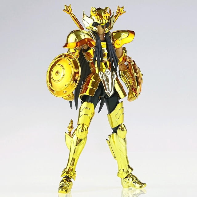 Figuras de acción de Saint Seiya Myth Cloth Ex Libra Dohko con cabeza de dragón Shiryu Cs, modelo de colección, Color Saint