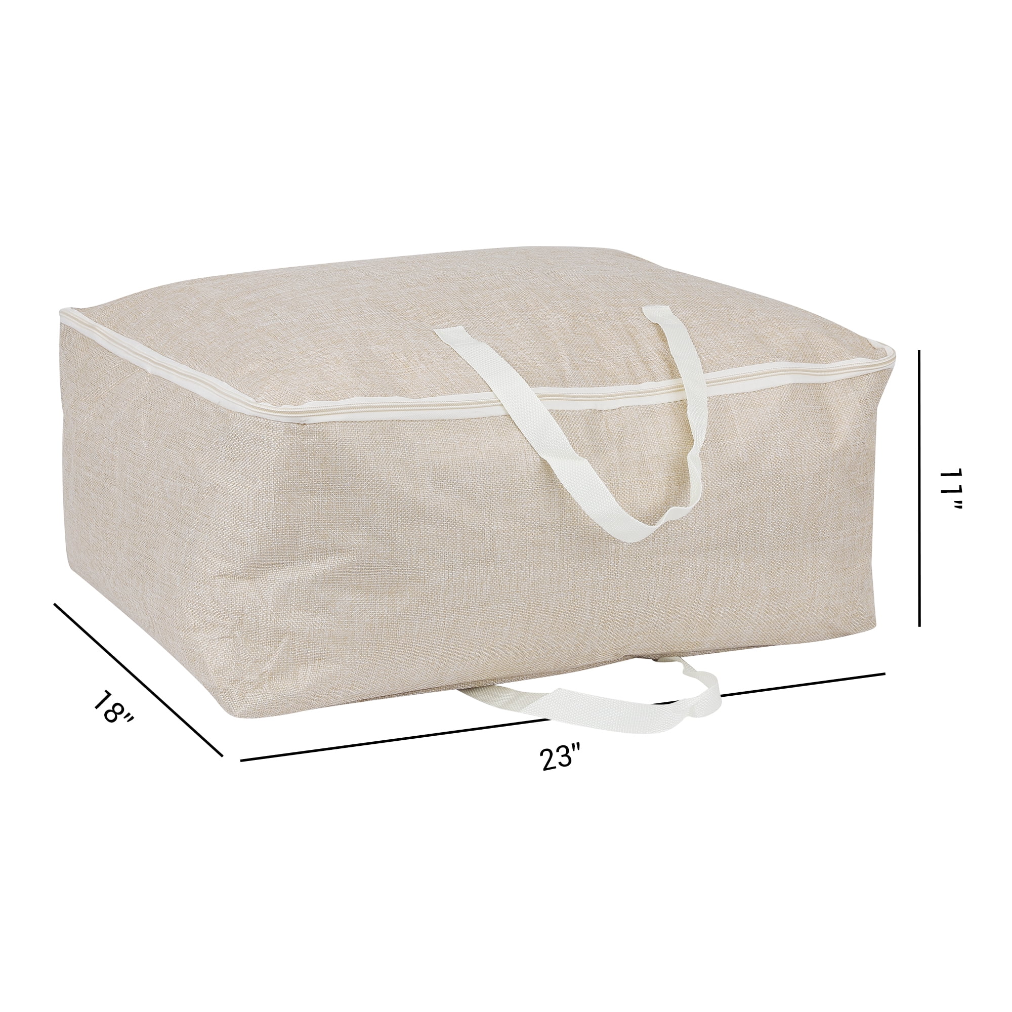 Unique Bargains 1 Pack Clothes Storage Bags Moving Bags Kakhi 23*11*18in