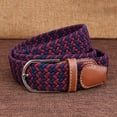 thumbnail image 6 of Dress Choice Elastic Men Belt,Stretch Golf Belt ,Woven Stretch Braided Belt for Casual Golf Pants Jeans Shirts, 6 of 7