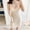 1-White, variant on Cozy Knit Cotton Pajamas Lace Lingerie Chemise Sexy Full Slips Dress Silk Babydoll Nightwear Sleeveless Nighties Wine M
