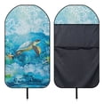 thumbnail image 5 of Garronmavis Waterproof 1 PC Front Car Seat Towel Cover Sweat Protection Turtle Car Seat Cover for Front Seats Easy Installation Compatible with Cars SUVs Trucks Sedans Vans, 5 of 8