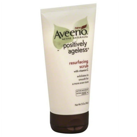 Johnson & Johnson Aveeno Active Naturals Positively Ageless Resurfacing Scrub, 5 oz