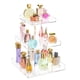 thumbnail image 1 of Organizador de perfumes NIUBEE, bandeja rectangular de resina transparente de 3 niveles, 1 of 8
