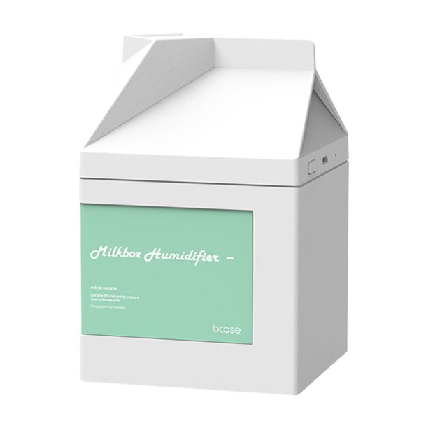Carton Humidifier Drppepioner Trendy Milk Carton Humidifier -Quiet Usb Spray for Desk ...