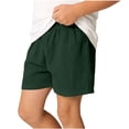 thumbnail image 3 of FSYBOA Boys Shorts, Trendy Above Knee Casual Elastic Wasit Kids Shorts Green Size 5-6T, 3 of 7