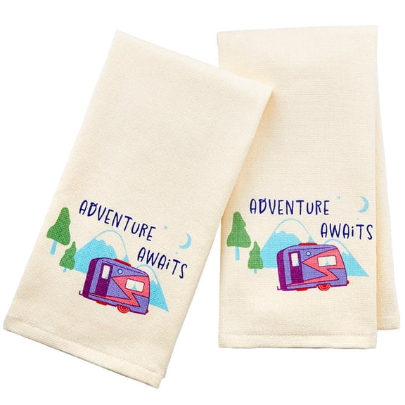 Adventure Awaits Bath Collection - Set of 2 Hand Towels