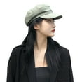 thumbnail image 4 of EnJoCho Fashion Caps for Women's Spring/Summer Simple Vintage Bright Line Beret Outdoor Painter Hat Breathable, 4 of 4