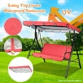 thumbnail image 2 of Outdoor Courtyard Swing Ceiling Cover Awning Rain Cover Replacement Cloth Halloween Decorations, 2 of 9