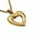 gold no chain, variant on Unisex Stainless Steel Vintage Hollow Love Cute Open Heart Charm Pendant Necklace Statement Eternity Wedding Band Silver Free Chain