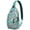 Adorable Fores, variant on Unicorn and Galaxy Sky Sling Backpack for Women, Rainbow Cloud Stars Print Crossbody Bag with Mystical Fantasy Cartoon Theme